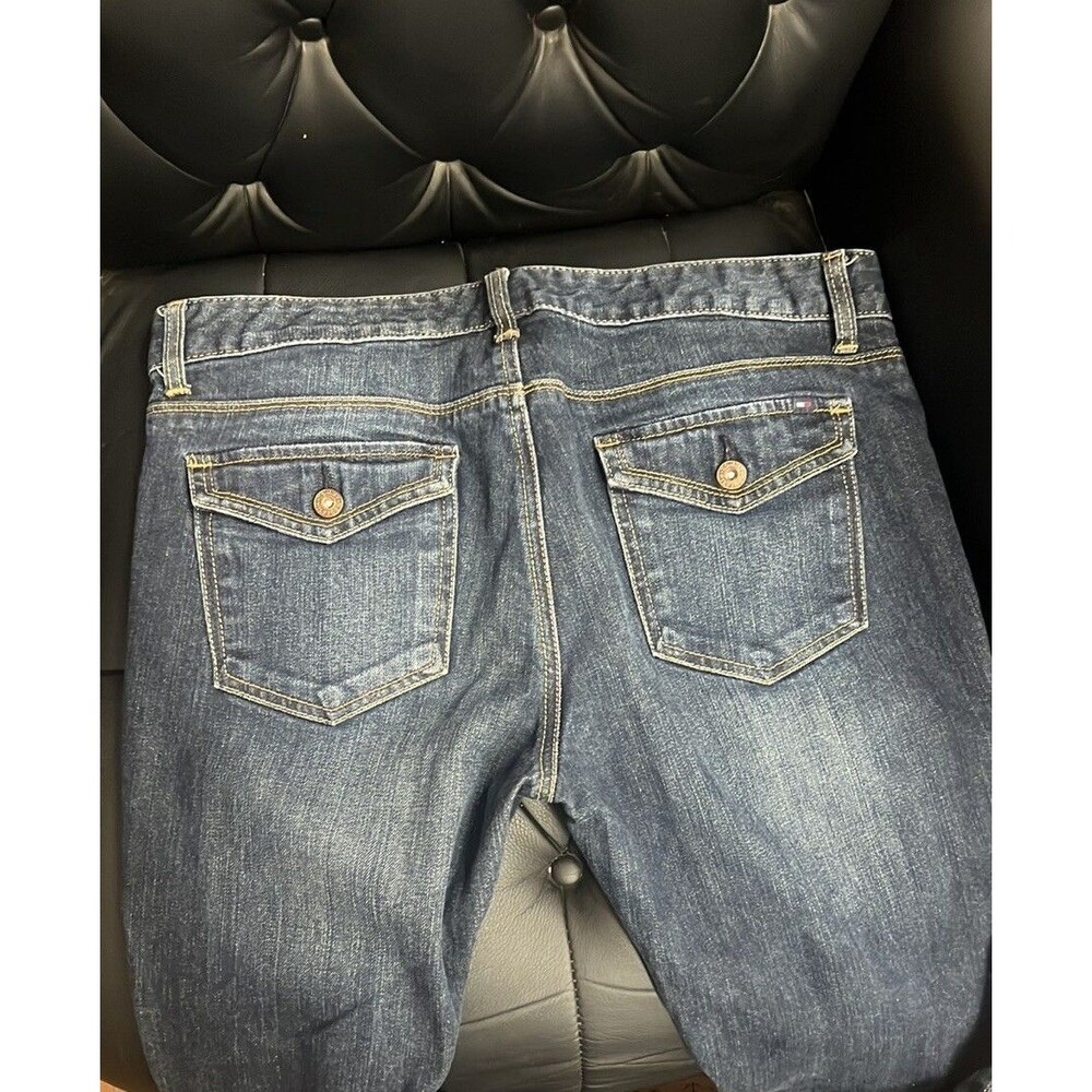 Tommy Hilfiger Women's Bootcut Blue Jeans Size 12 Denim